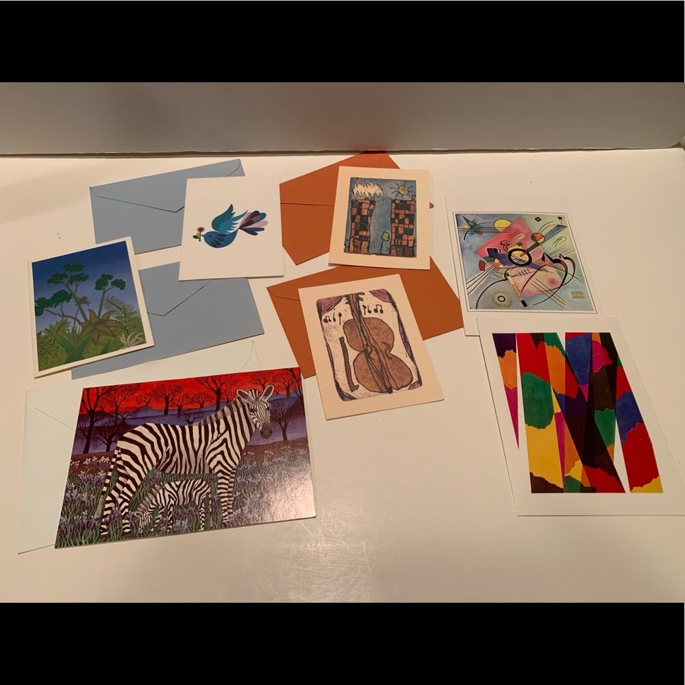 LOT OF 7 UNICEF CHARITY CARDS/ ENVELOPES.